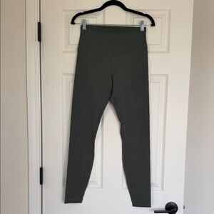 lululemon Align HR Olive Green Legging - 28”